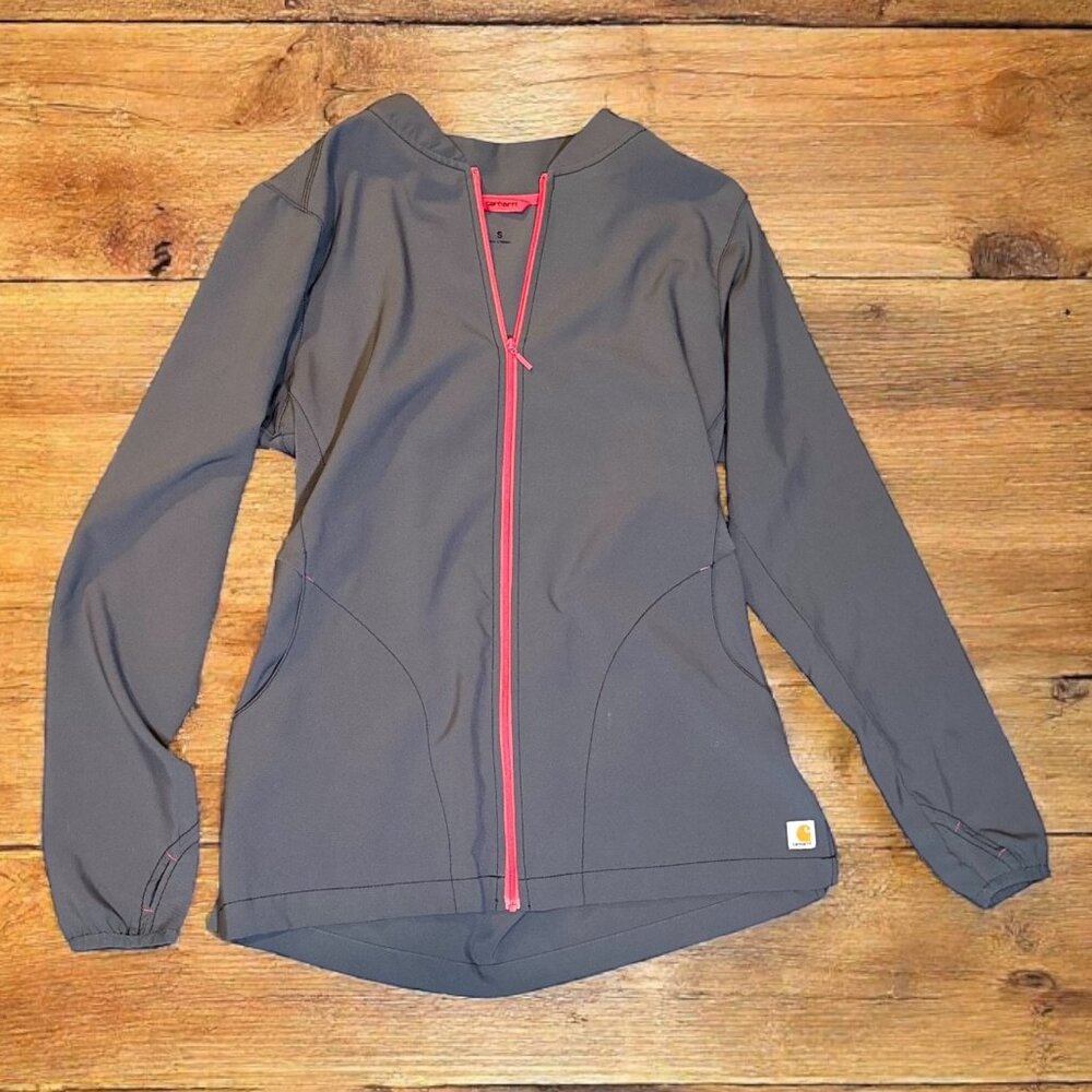 Carhartt - Cross-Flex Force Women’s Nursing Scrub Zip Up Jacket - Picture 2 of 3